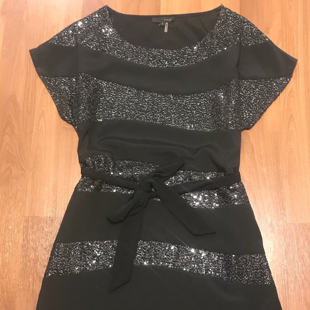 Sequin Black Dress